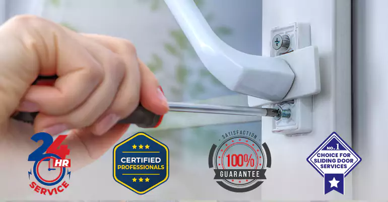 Broken Patio Door Handle Repair in Coral Gables